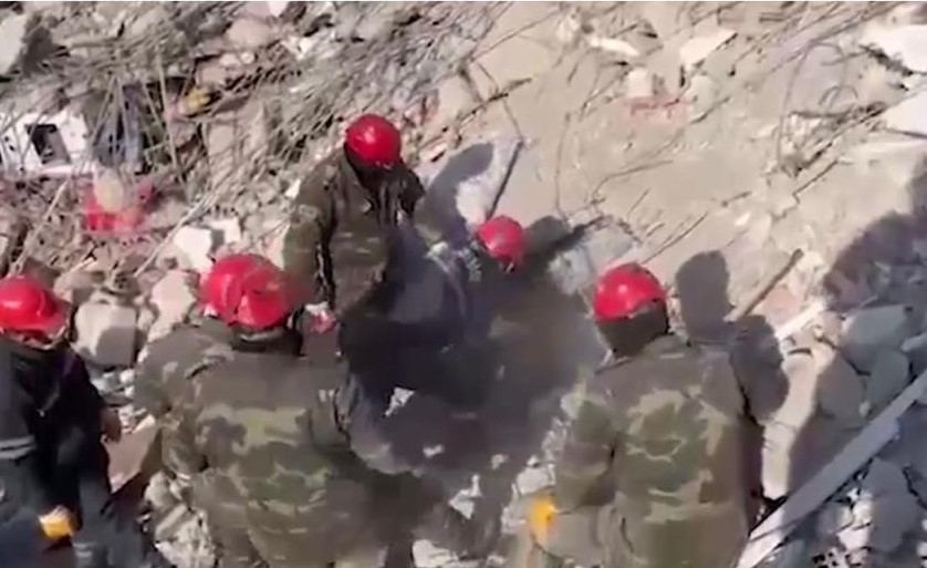 Azerbaijani Ministry of Emergency Situations continues rescue operation in Türkiye (PHOTO/VIDEO)