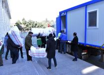 Azerbaijan's Sumgayit sending humanitarian aid to quake-affected Turkish citizens (PHOTO)