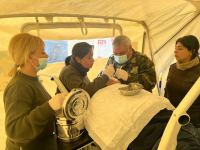 Azərbaycanın Kahramanmaraşdakı mobil səhra hospitalında 215 nəfərə yüksək səviyyəli tibbi xidmət göstərilib (FOTO/VİDEO)