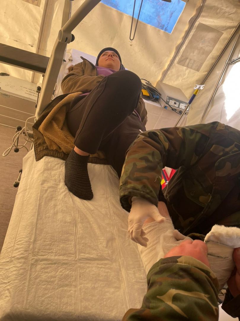 Azərbaycanın Kahramanmaraşdakı mobil səhra hospitalında 215 nəfərə yüksək səviyyəli tibbi xidmət göstərilib (FOTO/VİDEO)