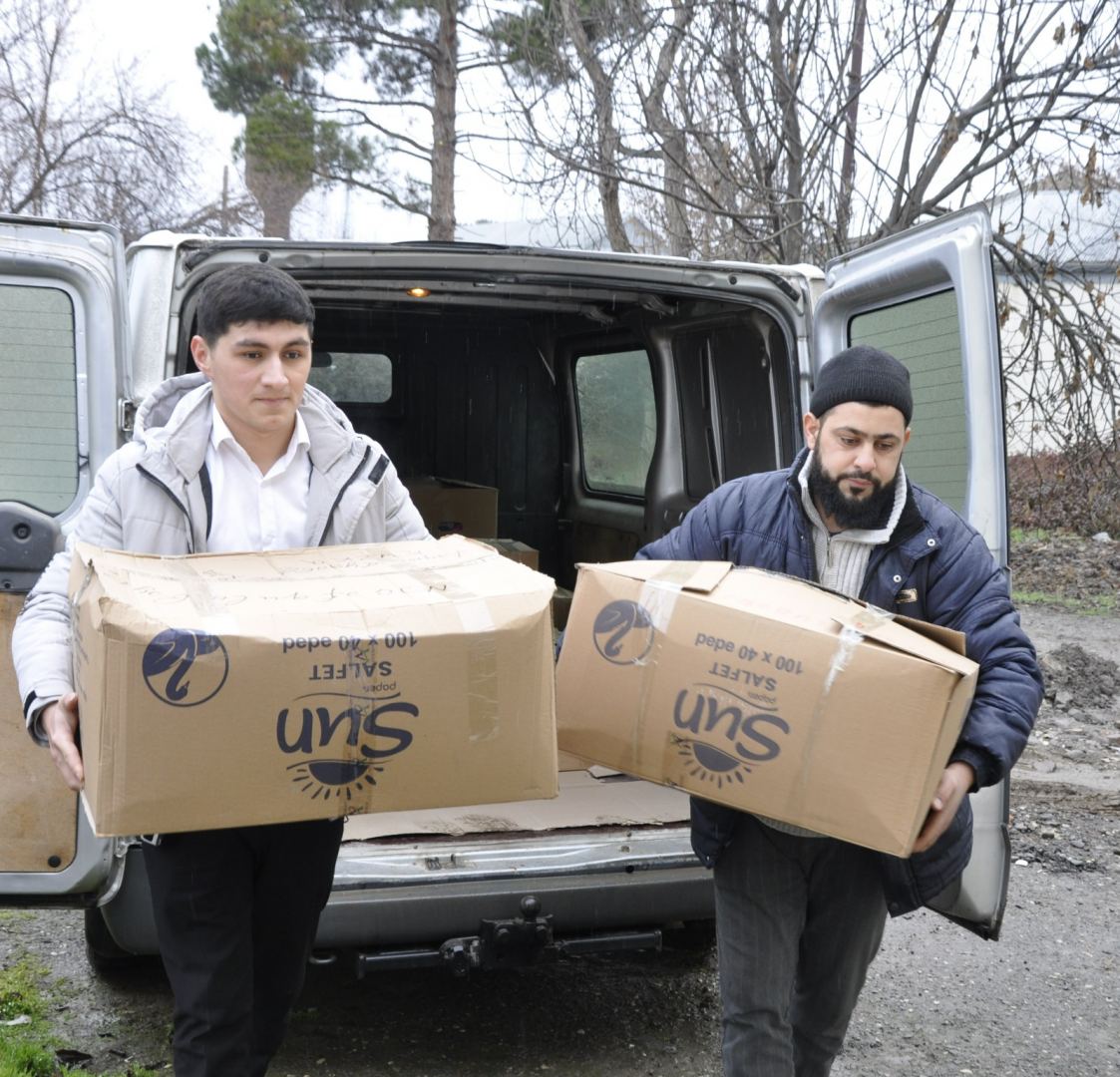 Из Агджабединского района направлена гуманитарная помощь пострадавшим от землетрясения в  Турции (ФОТО)