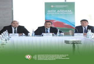 Working Group on Urban Development of Inter-Agency Center holds meeting in Azerbaijan's Aghdam (PHOTO)