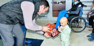 Азербайджанские актеры подарили яркие эмоции онкобольным-детям (ФОТО)