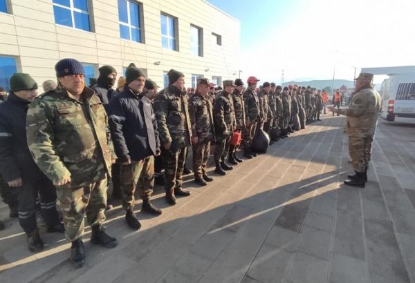 Azerbaijani rescuers sent from Kahramanmaras to Hatay in quake-hit Türkiye (PHOTO/VIDEO)