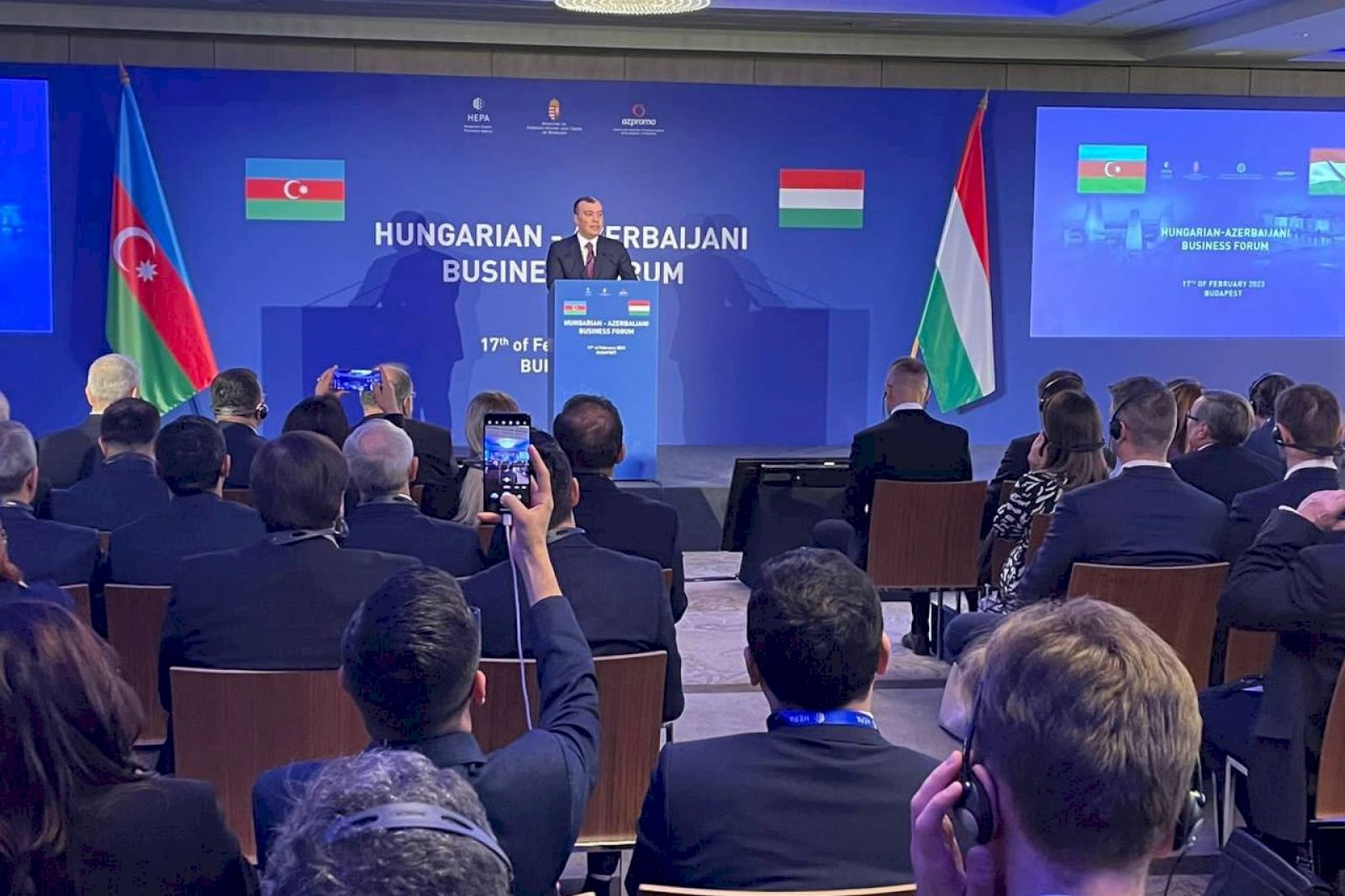 Azerbaijan-Hungary Business Forum takes place in Budapest (PHOTO)