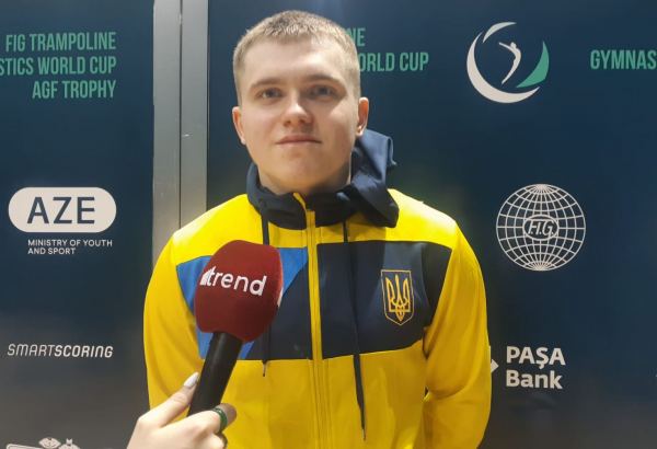 Ukrainian gymnast shares his impressions of Trampoline World Cup in Baku