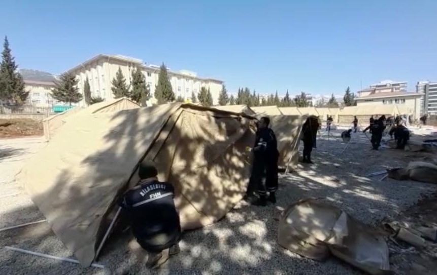 Azerbaijan sets up three more tent camps in quake-affected Kahramanmaras province of Türkiye (PHOTO/VIDEO)