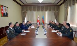 Azerbaijan, Georgia discuss prospects for development of military co-op (PHOTO/VIDEO)