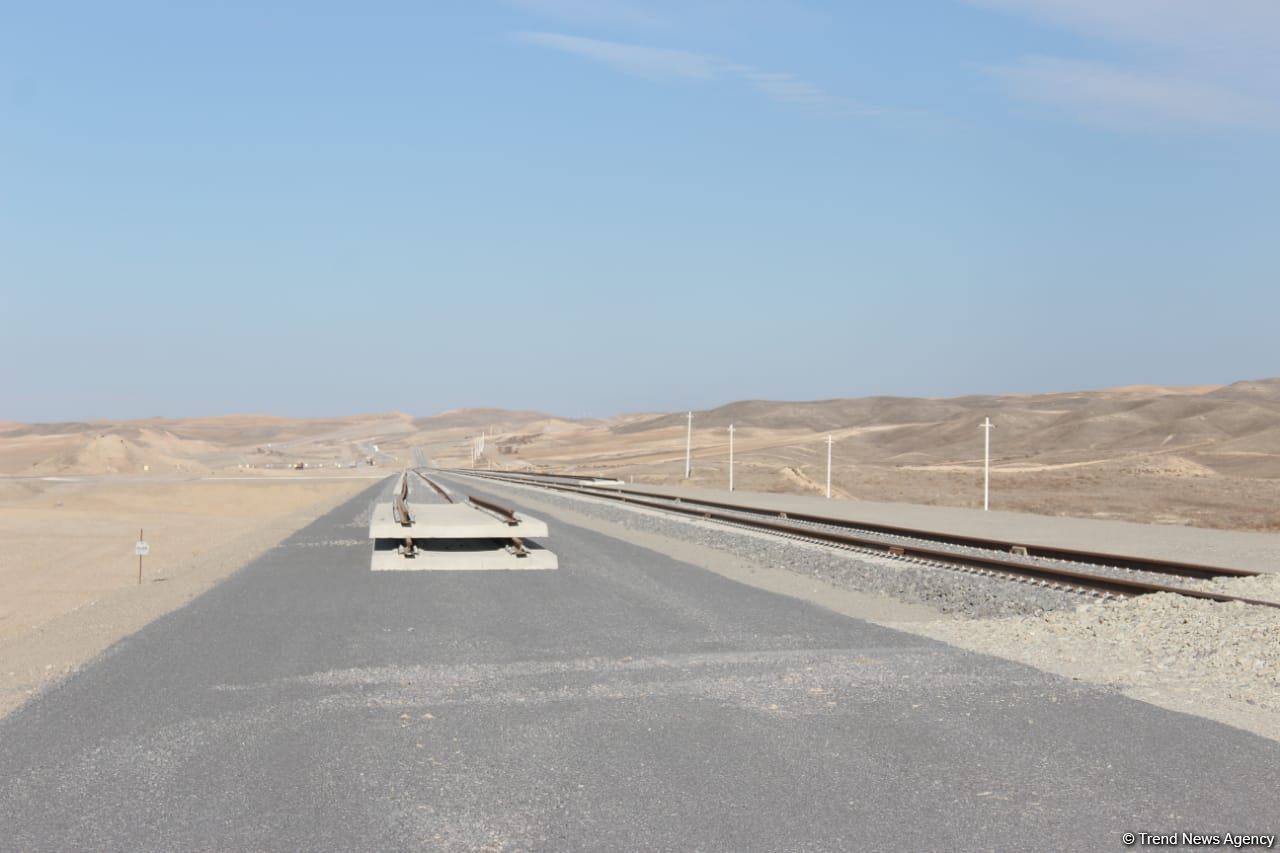 Azerbaijan talks preparations for building Gumlag station on Horadiz-Aghband railway (PHOTO)