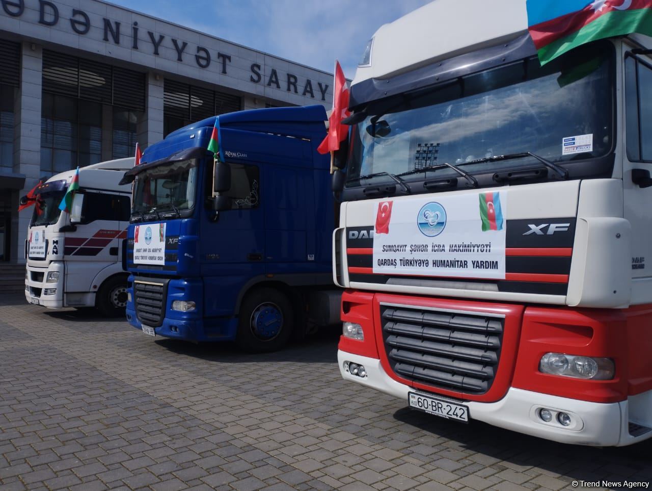 Another batch of humanitarian aid from Azerbaijan's Sumgayit sent to quake-affected Türkiye (PHOTO)