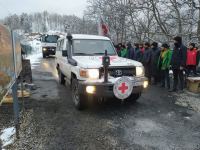 ICRC convoy drives freely along Azerbaijan's Lachin-Khankendi road (PHOTO)