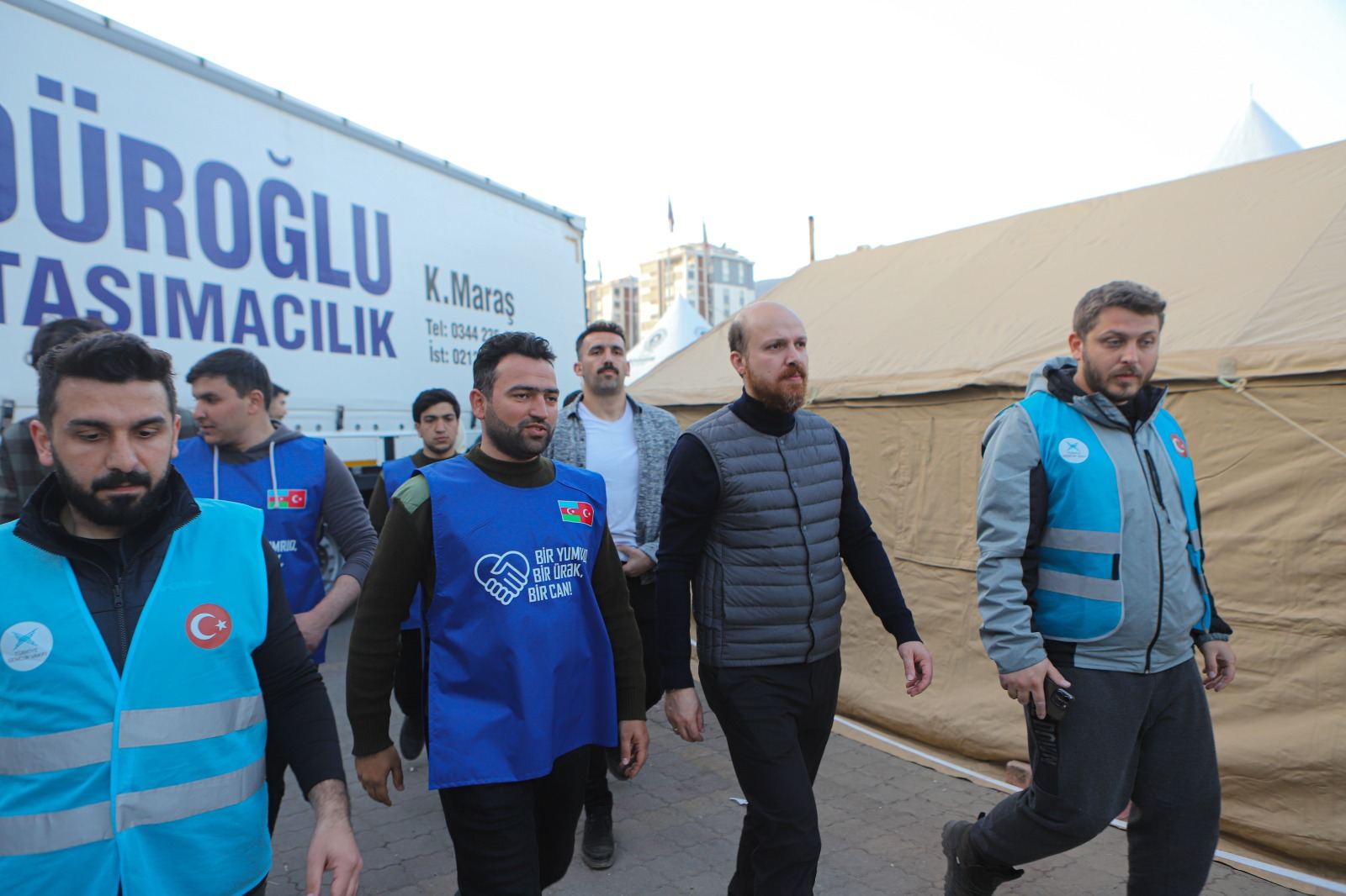 Turkish businessman visits camp of Azerbaijani volunteers in quake-affected Türkiye (PHOTO/VIDEO)
