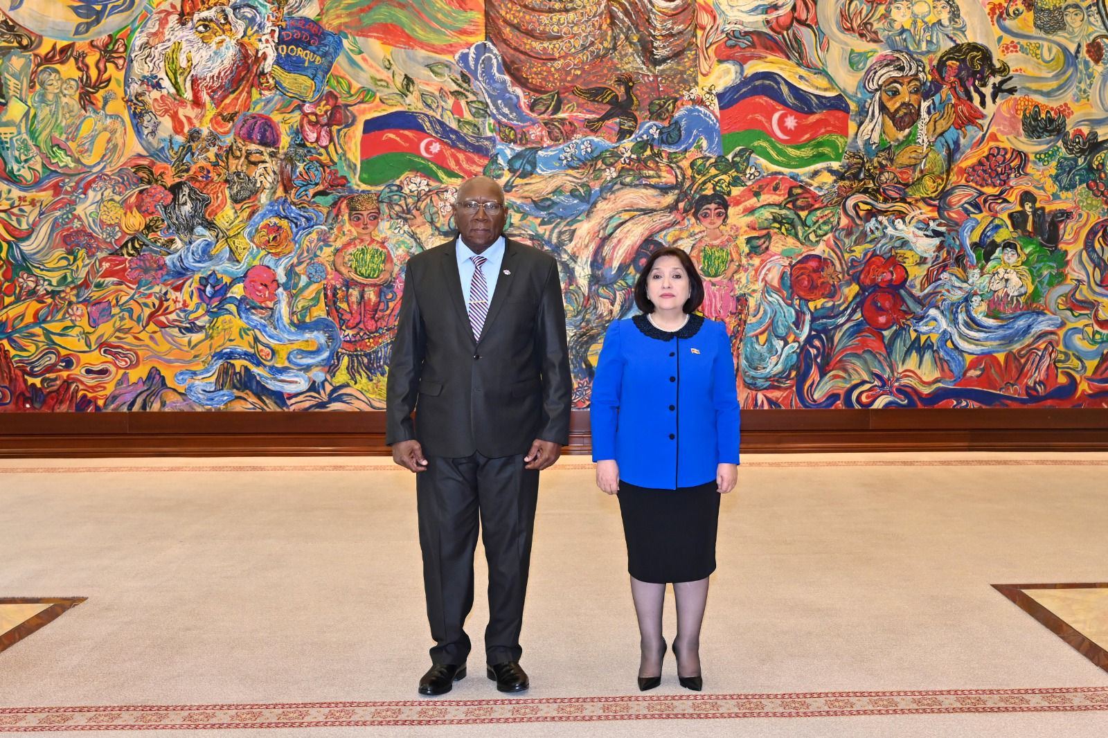Sahibə Qafarova Kuba Respublikasının vitse-prezidenti ilə görüşüb (FOTO)