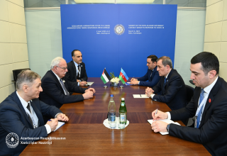 Джейхун Байрамов встретился с министром иностранных дел Палестины (ФОТО)