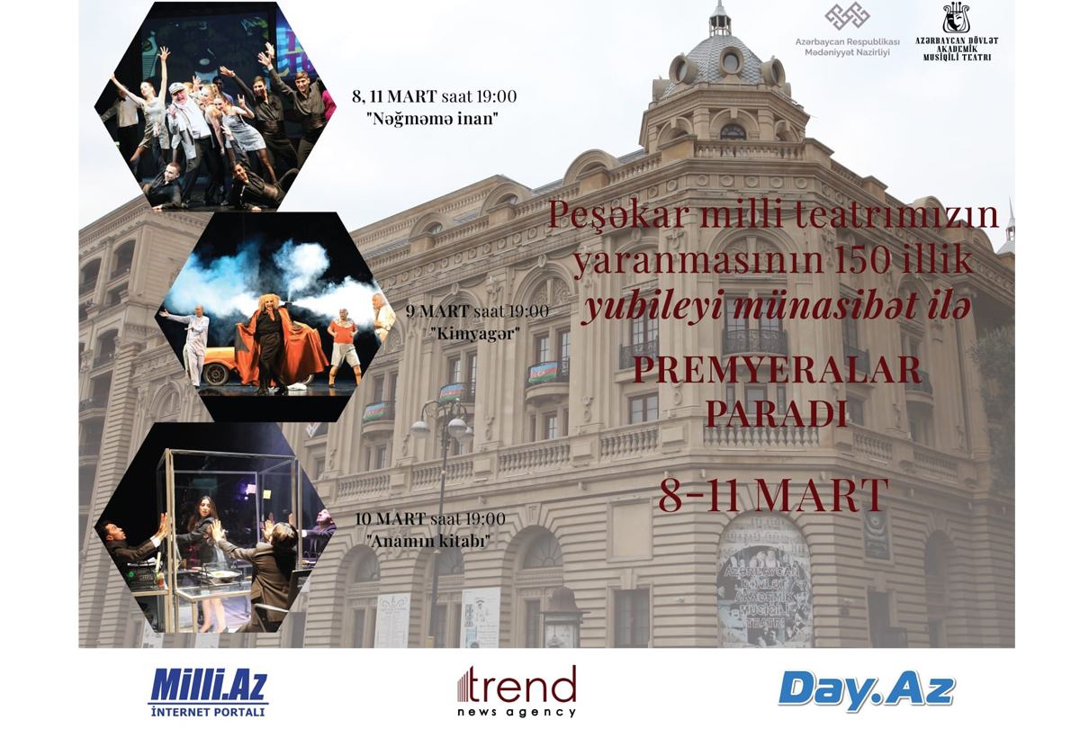 В Баку пройдет театральный парад премьер - спектакли на трех языках