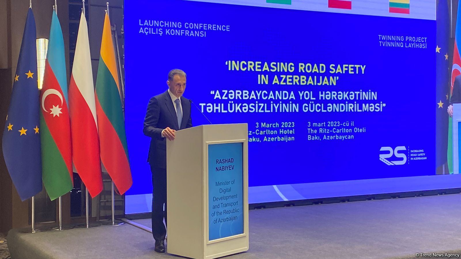 Azerbaijan to work on improving its road safety with help of Poland, Lithuania