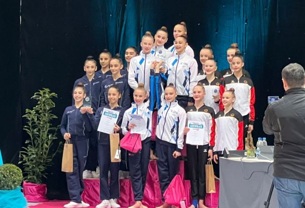 Gimnastlarımız Almaniyada keçirilən beynəlxalq turnirdə gümüş medal qazanıblar (FOTO)