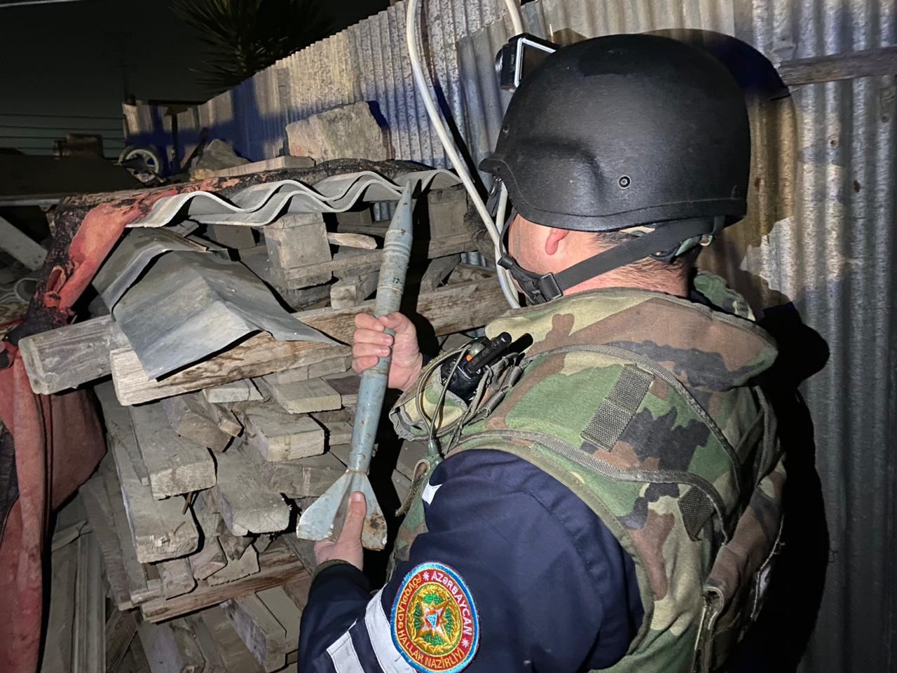 В Бинагадинском районе обнаружен боеприпас (ФОТО/ВИДЕО)