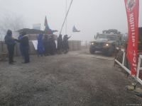 Convoy of Russian peacekeepers freely moves along Azerbaijan's Lachin-Khankendi road (PHOTO)