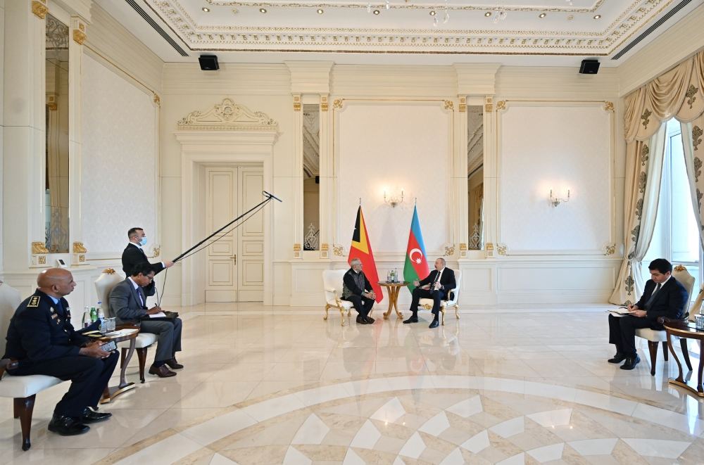 Visit of President of Timor-Leste to Azerbaijan – important step that will ensure successful continuation of friendly relations between our countries – President Ilham Aliyev