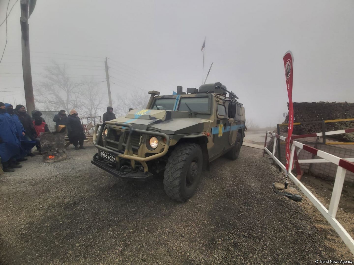 Convoy of Russian peacekeepers freely moves along Azerbaijan's Lachin-Khankendi road (PHOTO)