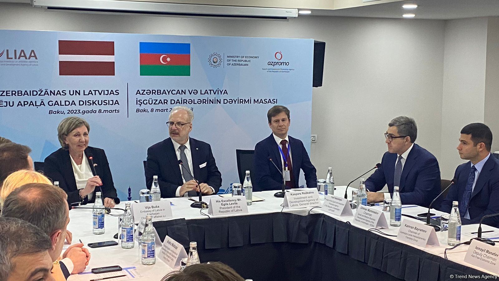 Latvian Investment and Development Agency, AZPROMO to sign MoU - President Levits