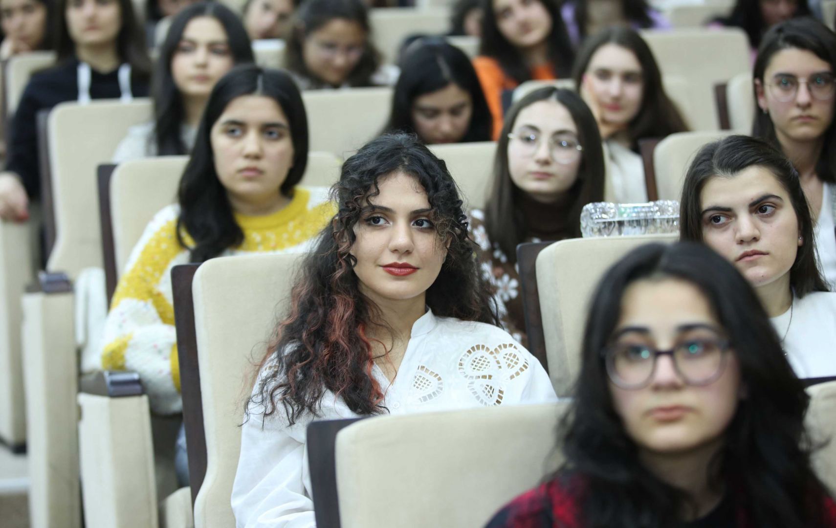 Baku Higher Oil School of SOCAR celebrates International Women's Day (PHOTO)