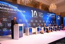 First panel on "Building resilience in divided world: its impact on global world" held within Global Baku Forum (PHOTO)