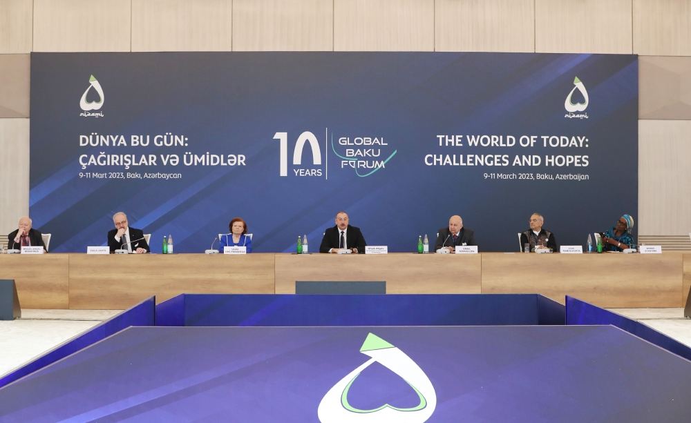 Prezident İlham Əliyev X Qlobal Bakı Forumunda iştirak edib (FOTO/VİDEO) (YENİLƏNİB-4)