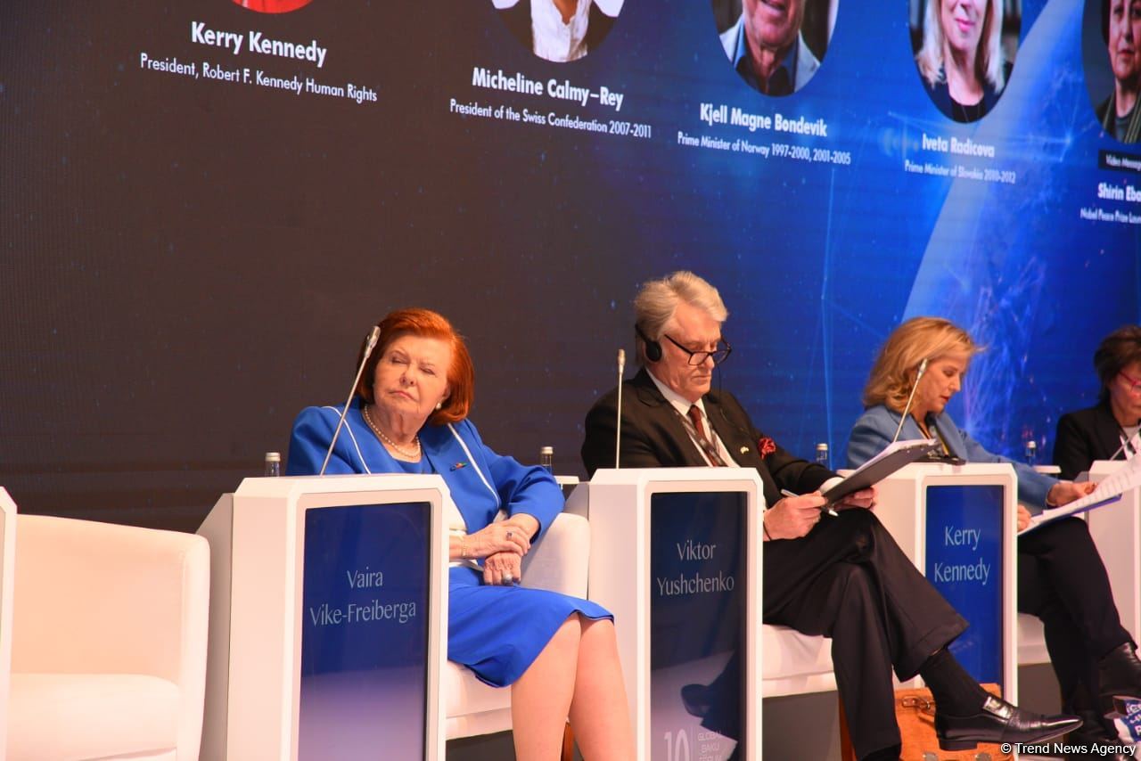 First panel on "Building resilience in divided world: its impact on global world" held within Global Baku Forum (PHOTO)