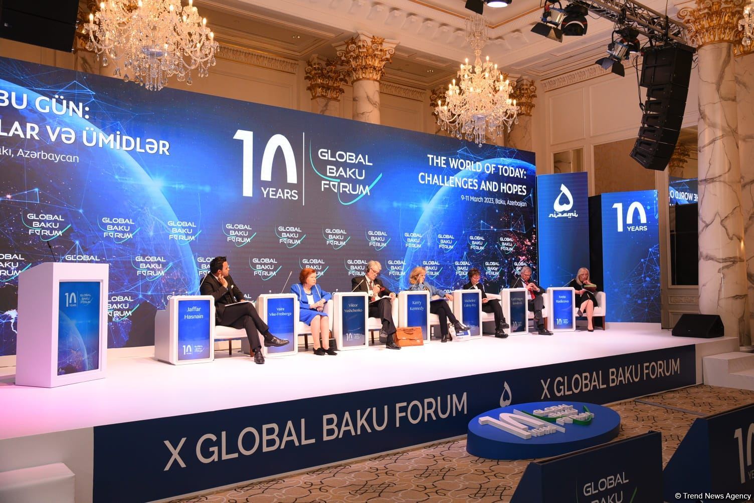 First panel on "Building resilience in divided world: its impact on global world" held within Global Baku Forum (PHOTO)