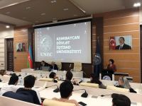 UNEC kitabxanaları ulu Öndər Heydər Əliyev irsini dünya kataloqunda araşdırır (FOTO)