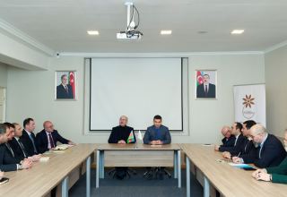 Azerbaijan's SMBDA, Ganja Businessmen Public Union hold meeting with entrepreneurs in Ganja (PHOTO)