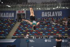 Bakıda idman gimnastikası üzrə FIG Dünya Kubokunun üçüncü gününə start verilib (FOTO)