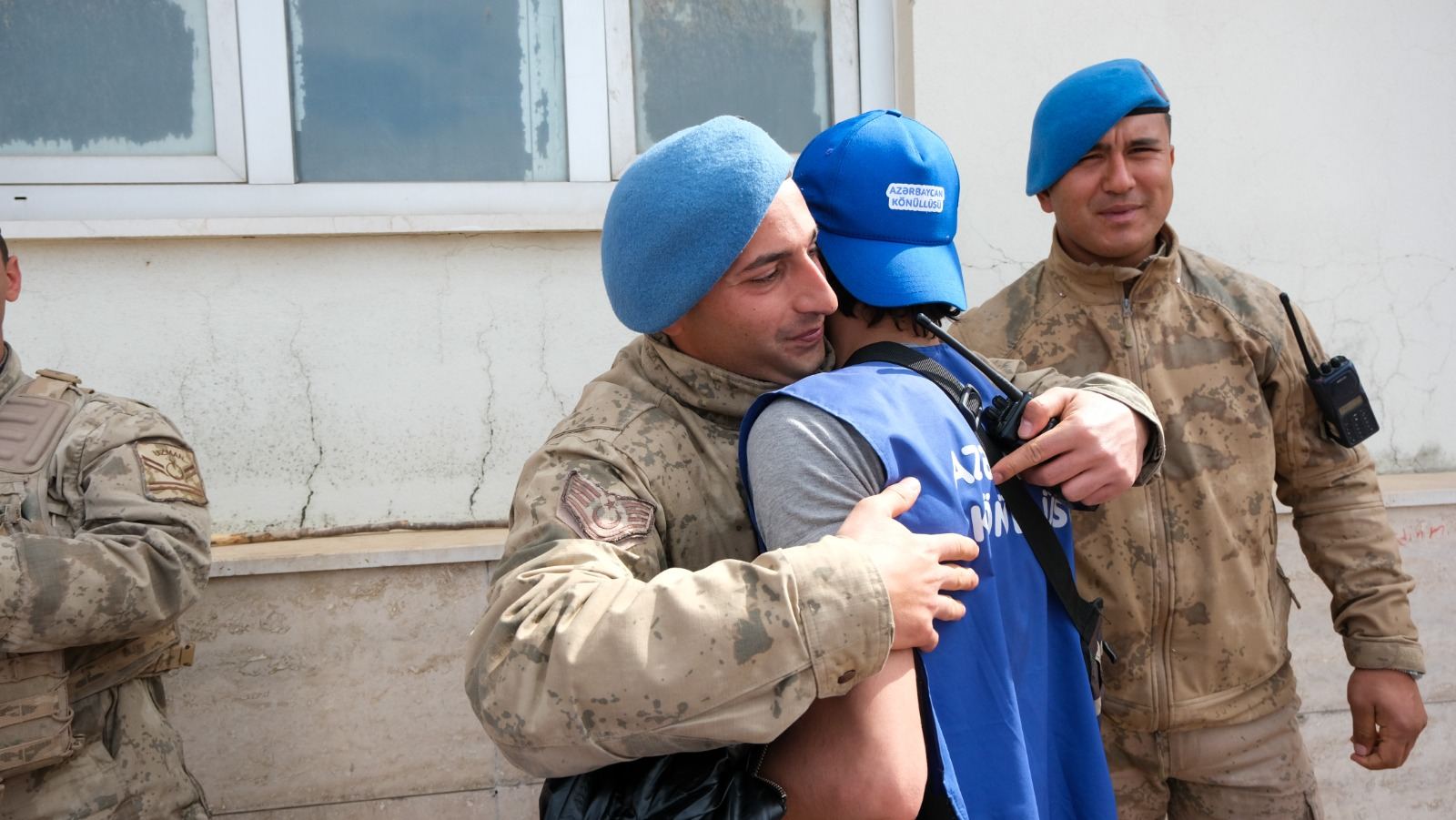 Azerbaijani volunteers returning from quake-hit Türkiye (PHOTO)