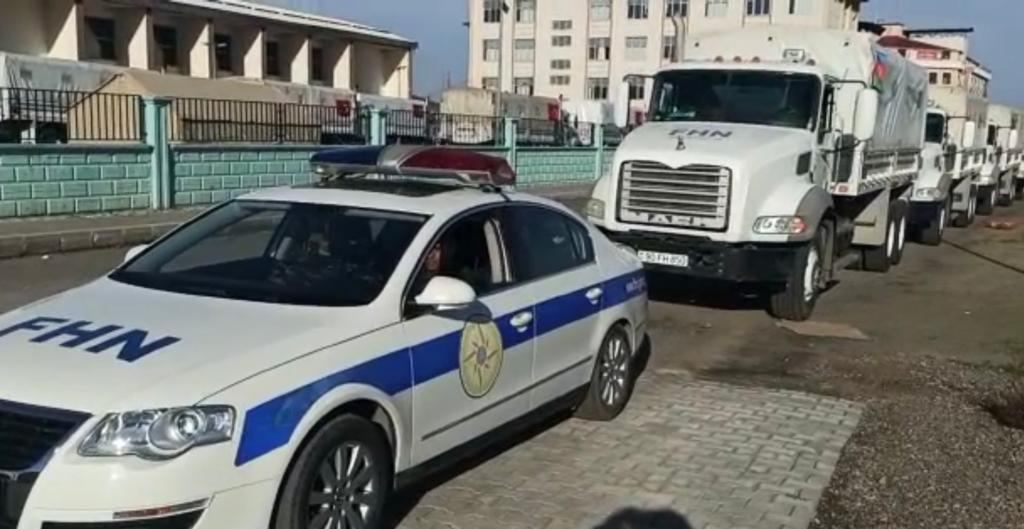 Доставившая гумпомощь в Турцию очередная автоколонна МЧС возвращается в Баку (ФОТО/ВИДЕО)