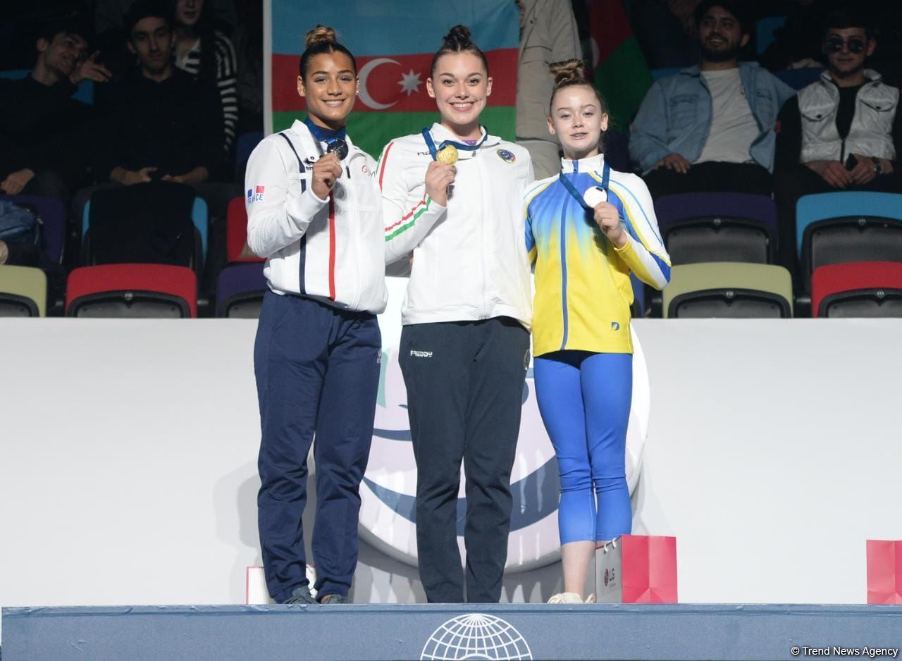 Baku hosts awarding ceremony for FIG Artistic Gymnastics World Cup winners (PHOTO)