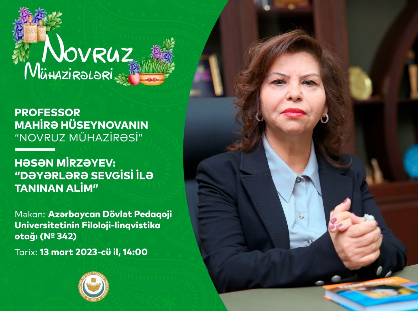 Professor Mahirə Hüseynovadan “Novruz mühazirəsi” (FOTO)