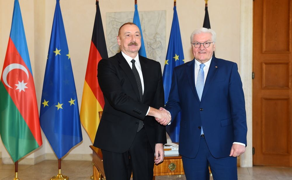 President Ilham Aliyev Meets President Of Germany Frank-Walter ...