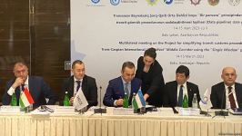 Signing ceremony for document on transit facilitation along 'East-West' Corridor takes place in Baku (PHOTO)
