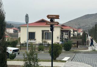 İşğaldan azad olunan Talış kəndi bərpadan sonra (FOTO)