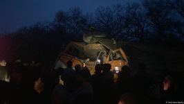 Truck collision on Baku-Khachmaz road results in casualties (PHOTO)