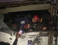 Truck collision on Baku-Khachmaz road results in casualties (PHOTO)