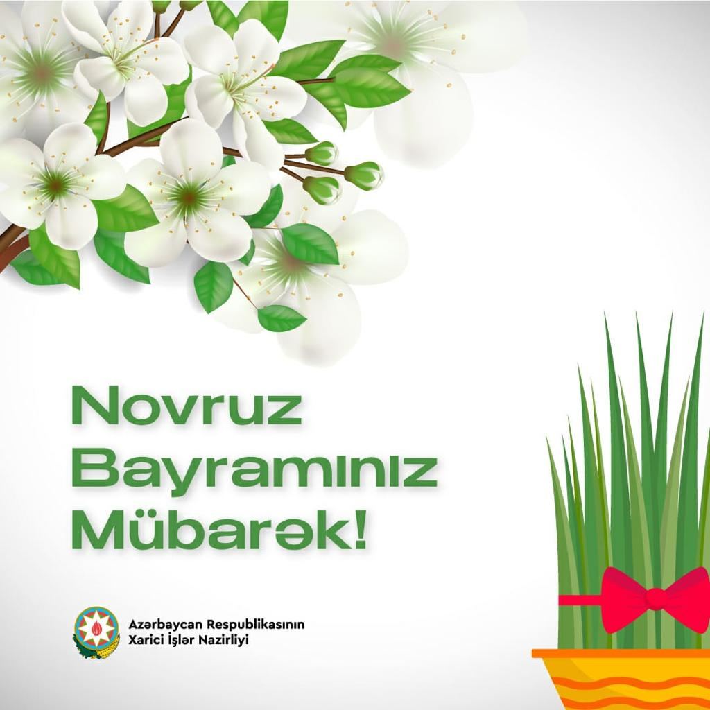 Azərbaycan XİN Novruz bayramı ilə bağlı paylaşım edib (FOTO)