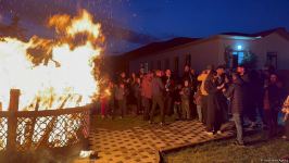 В селе Талыш впервые за 30 лет разожгли костер по случаю Новруза (ФОТО)