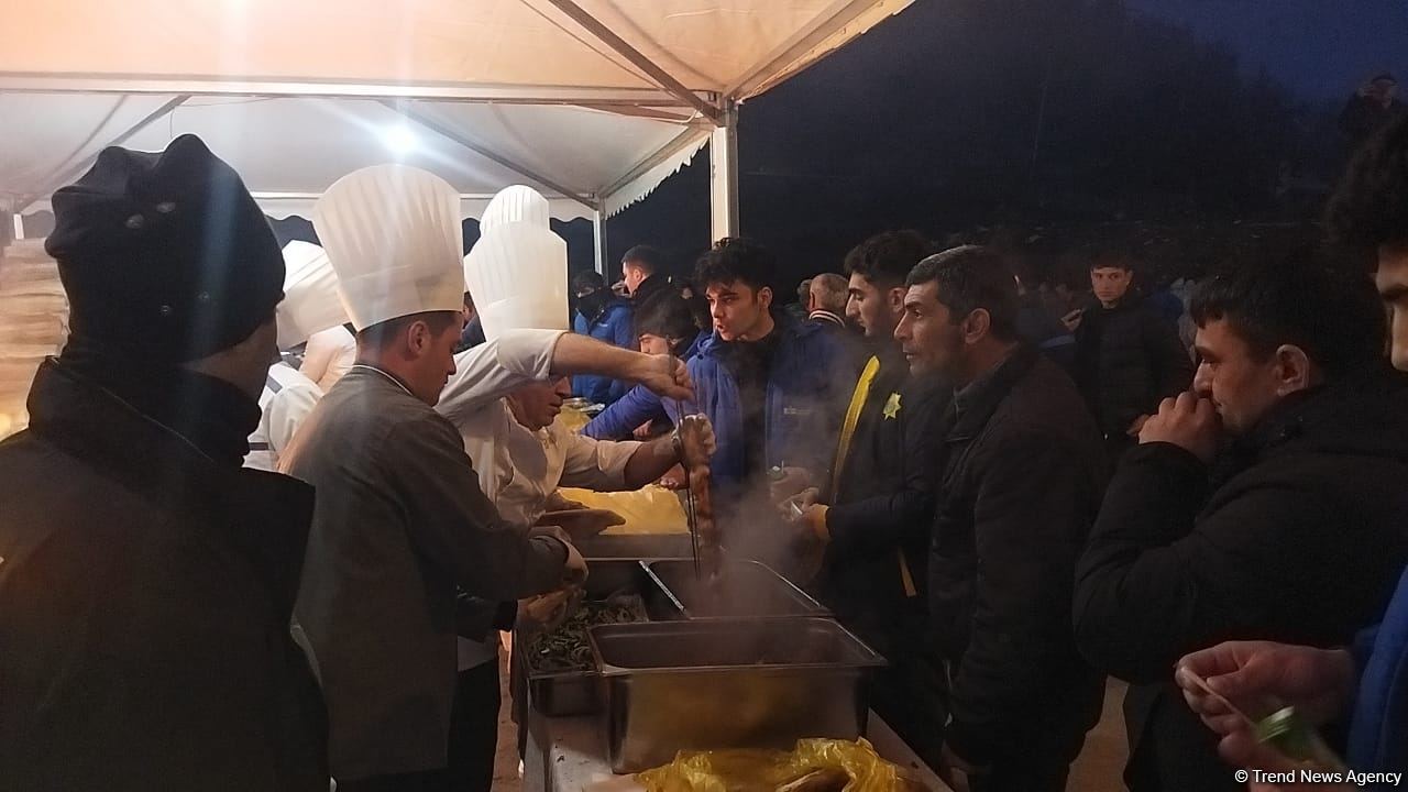 Şuşada bayram tonqalı qalanıb (FOTO)