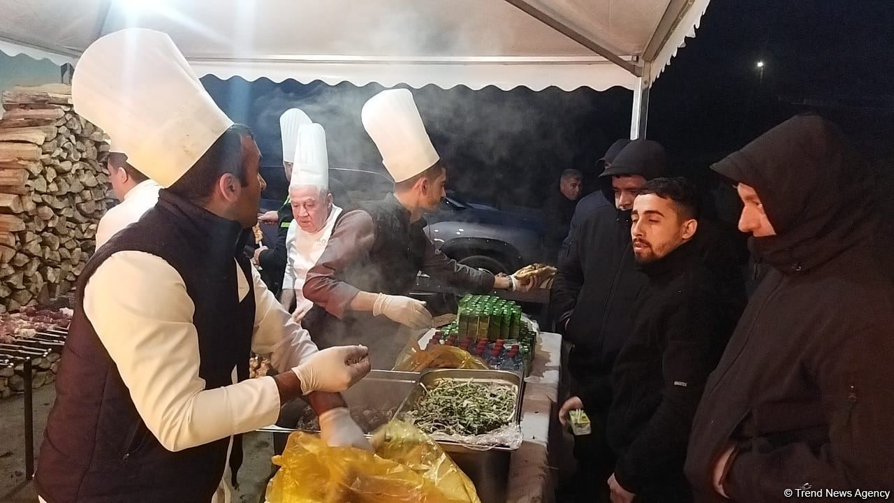 Şuşada bayram tonqalı qalanıb (FOTO)