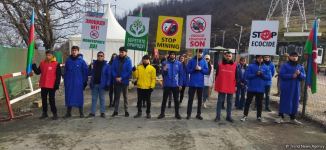 Мирная акция протеста на Лачинской дороге продолжается уже 101-й день (ФОТО)
