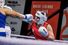 Azərbaycanın qadın boksçusu ilk dəfə dünya çempionatının yarımfinalına yüksəlib (FOTO)