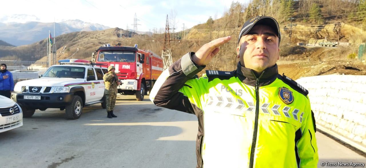 Peaceful protest of Azerbaijani eco-activists continues on Lachin-Khankendi road (PHOTO)